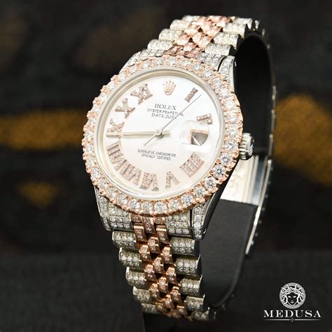 icy rolex rose gold|iced out rolex 36mm.